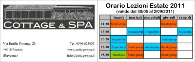 LE NOSTRE ATTIVITA' SPORTIVE IN PISCINA PER L'ESTATE 2011!